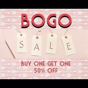 BOGO 50% off Handbags and cosmetic bags!!!